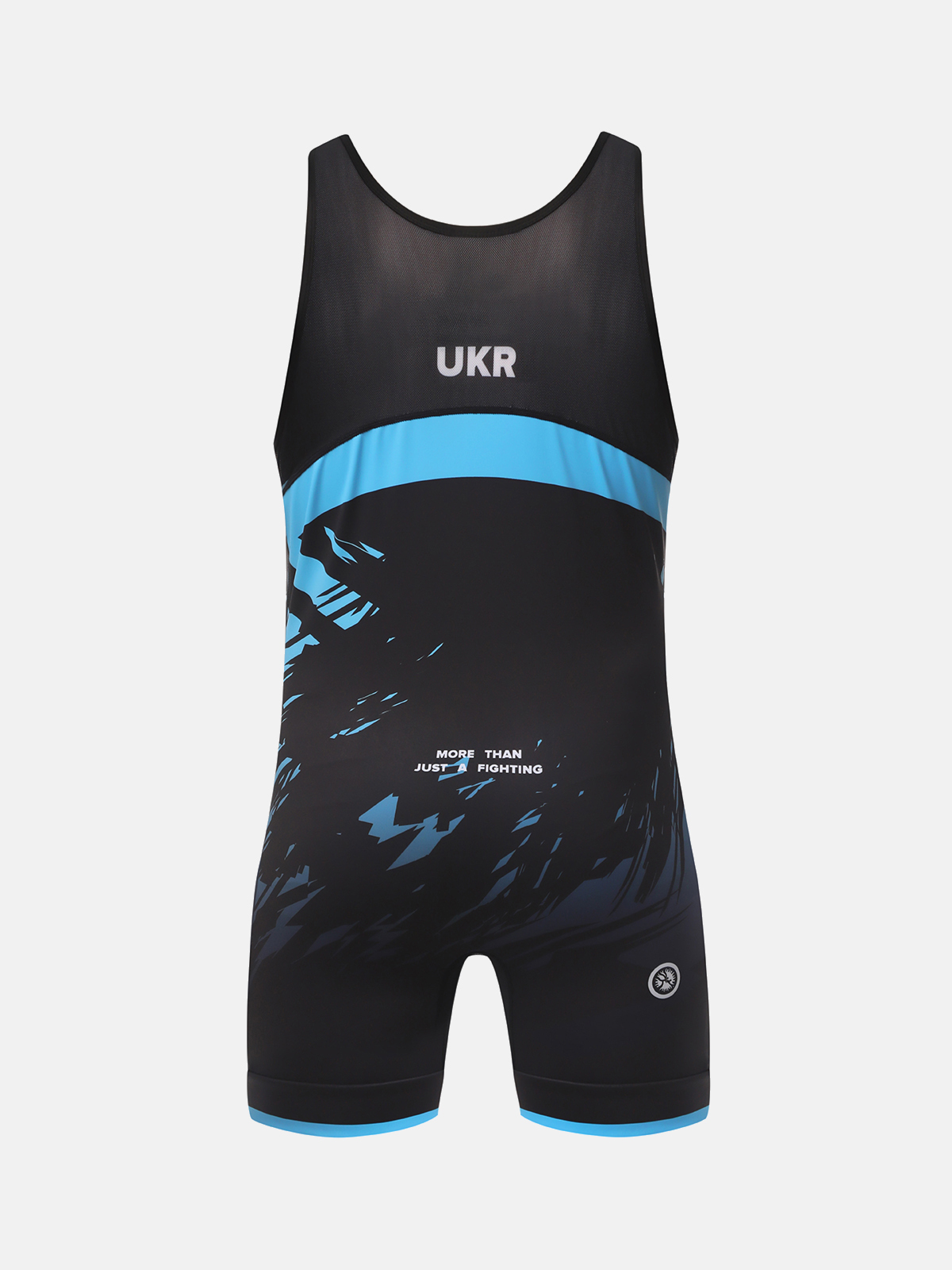 Peresvit Turmoil Adults Wrestling Singlet Blue Black, Photo № 4